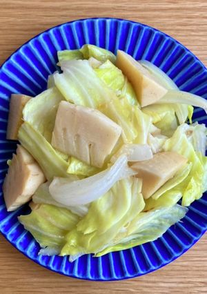 ベチャッとしない！筍と春野菜のラー油炒め-レシピのメイン写真