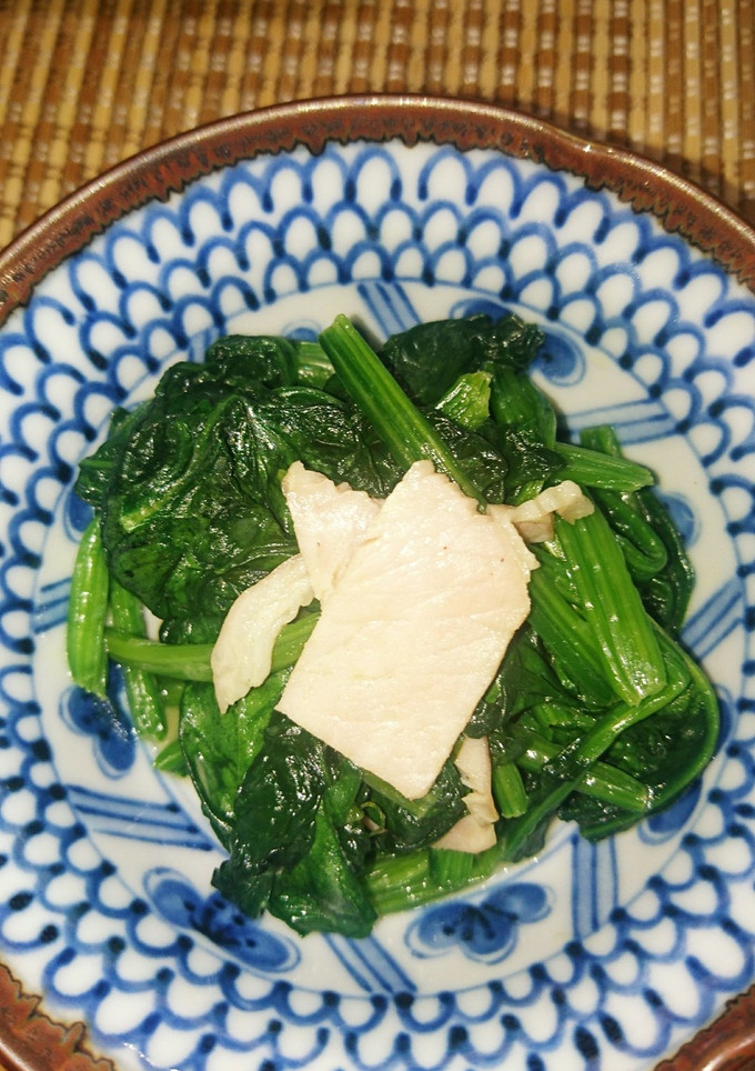 ほうれん草とハムの炒めたん-レシピのメイン写真