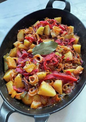 スペイン式小イカ料理-レシピのメイン写真