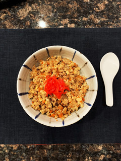 鶏ひき肉と豆腐のそぼろ丼☆簡単ふわふわ♪-レシピのメイン写真