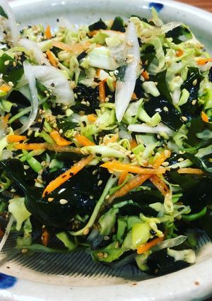 塩昆布と胡麻油の春サラダ-レシピのメイン写真