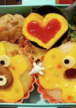 ドーナツおにぎり弁当!-レシピのメイン写真