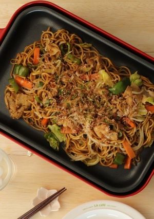 ブルーノで作ろう♡簡単ソース焼きそば-レシピのメイン写真