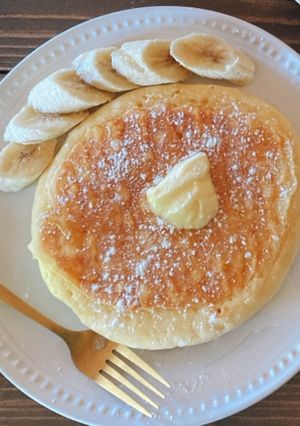 もっちりパンケーキ-レシピのメイン写真