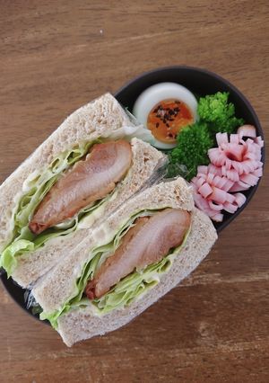 JK☆チキンサンドイッチ弁当♪-レシピのメイン写真