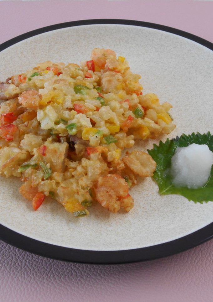 シーフードかき揚げ-レシピのメイン写真