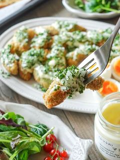 アボカドフライ新玉ねぎとパセリタルタル風-レシピのメイン写真