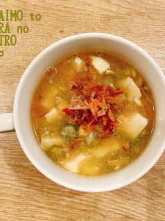 食べるスープ『長芋とオクラのスープ』-レシピのメイン写真