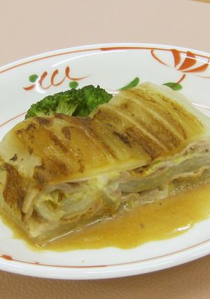 豚肉と白菜の重ねチーズ蒸し焼き-レシピのメイン写真