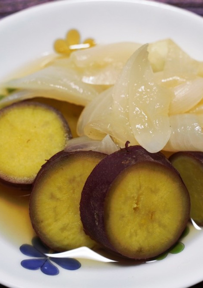 新玉葱とさつま芋の煮物-レシピのメイン写真