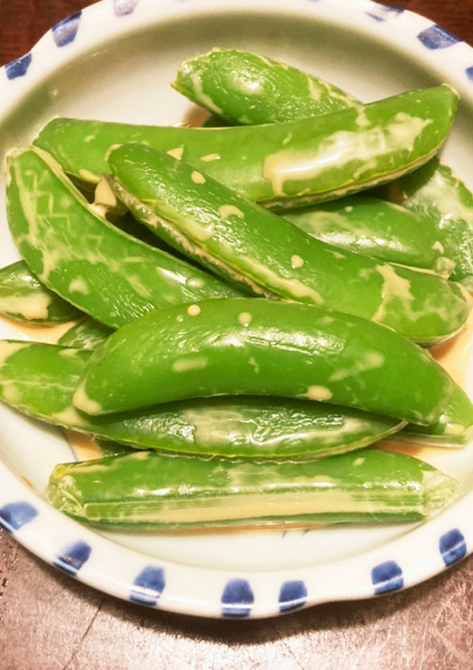 スナップえんどうのマヨしょうゆ合え-レシピのメイン写真