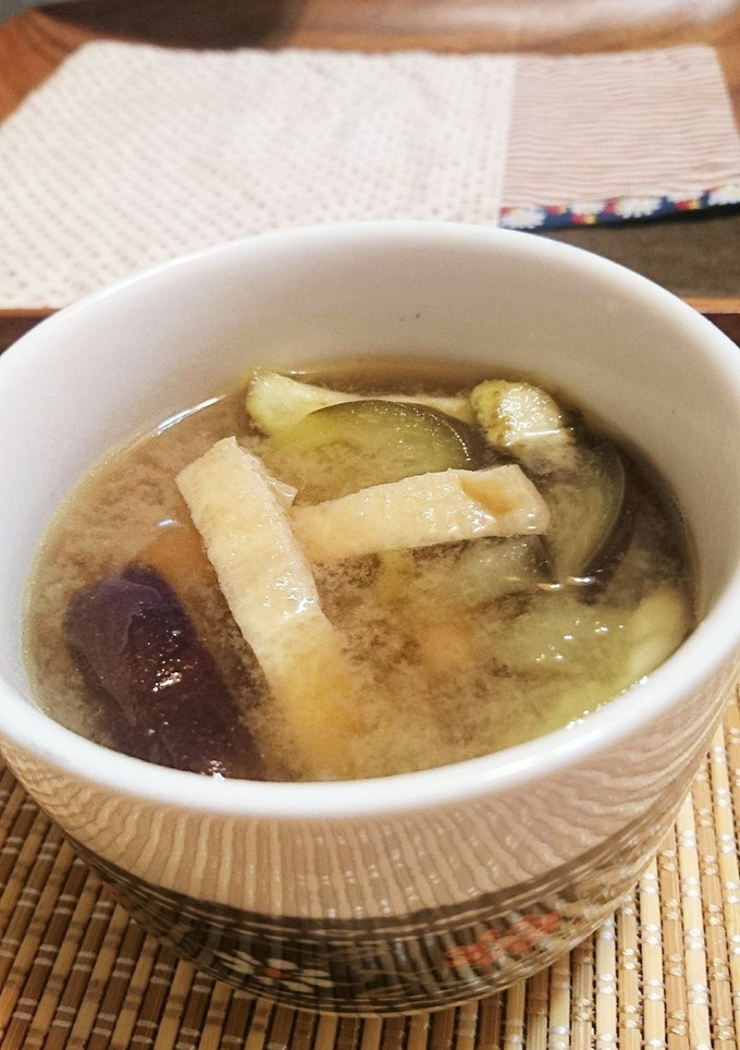 那須と油揚げのお味噌汁-レシピのメイン写真