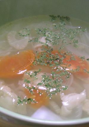 ほっこりあったか★鶏とトマトのスープ-レシピのメイン写真