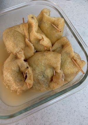 豆腐巾着の白だし煮-レシピのメイン写真