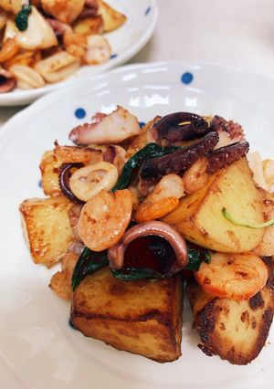 新じゃがと海の幸のバター醤油炒め-レシピのメイン写真
