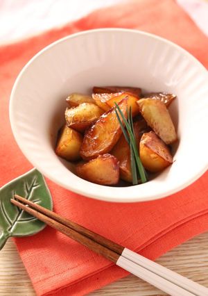 レンジで時短！新じゃがの甘辛揚げ煮-レシピのメイン写真