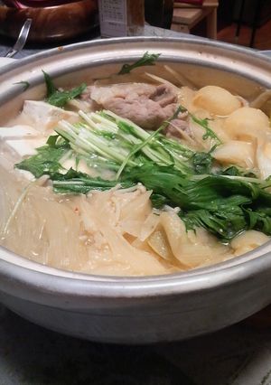 白味噌 ｄｅ 豚しゃぶ鍋☆-レシピのメイン写真