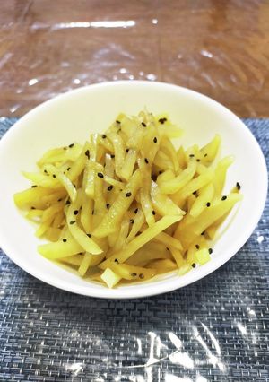 酸っぱい沢庵リメイク。ご飯のお供に-レシピのメイン写真