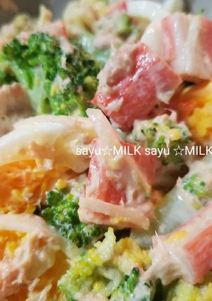 ブかツえ(笑)オイマヨサラダ-レシピのメイン写真