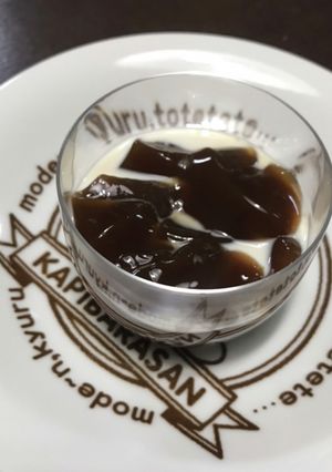 アガーのぷるぷるコーヒーゼリー☽⸝⋆-レシピのメイン写真