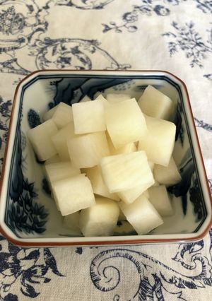 簡単。韓国チキン屋さん風、大根の漬物。-レシピのメイン写真