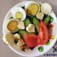 高野豆腐のクルトン風サラダ