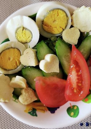 高野豆腐のクルトン風サラダ-レシピのメイン写真