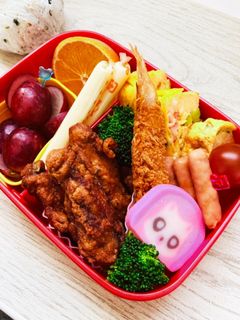 エビフライ&カニカマ入卵焼き弁当-レシピのメイン写真
