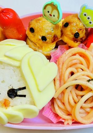 キャラ弁超簡単!材料3つ!☆エルサ☆-レシピのメイン写真