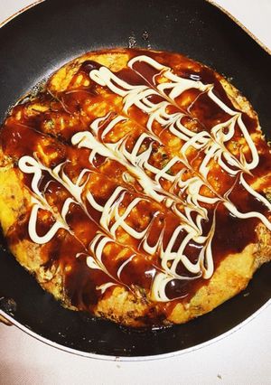 オートミールでふわっふわお好み焼き-レシピのメイン写真