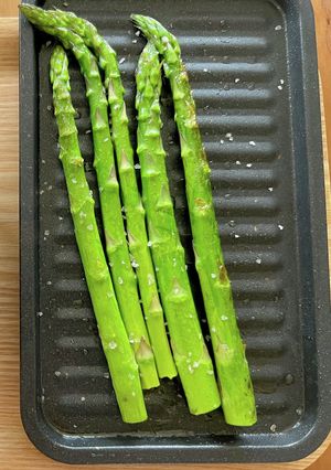 【糖質制限】アスパラのオリーブオイル焼き-レシピのメイン写真