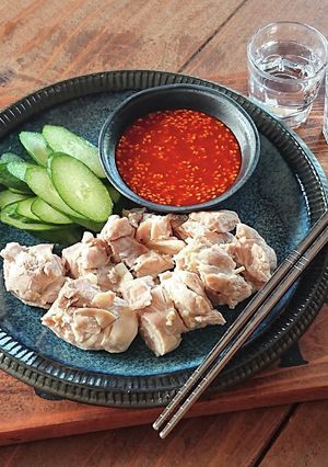 おうち居酒屋★ほったらかし蒸し鶏-レシピのメイン写真