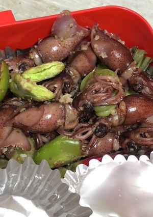 ホタルイカとそら豆のチーズ炒め-レシピのメイン写真