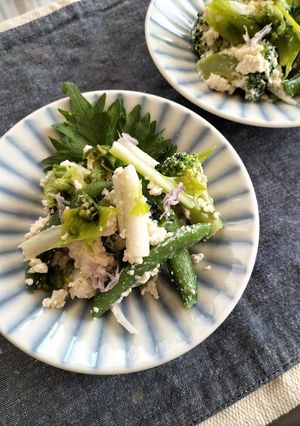 うるいとスナップえんどうのふきのとう風味-レシピのメイン写真