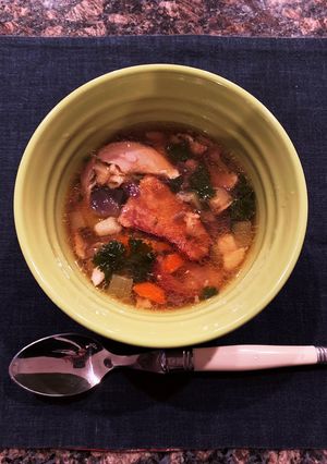 まろやか野菜スープ☆リブの茹で汁で♪-レシピのメイン写真