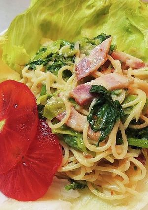 春野菜たっぷりクリームパスタ-レシピのメイン写真