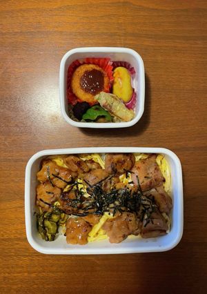 中学生野球弁当38｜焼鳥丼-レシピのメイン写真