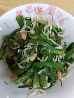 春菊豆サラダ-レシピのメイン写真