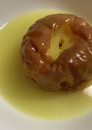 レンジで作る簡単焼きりんご-レシピのメイン写真
