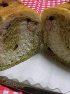 2色の甘納豆いりロール食パン-レシピのメイン写真