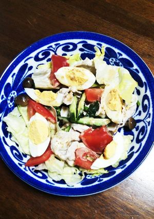 お野菜たっぷり 冷しゃぶサラダ-レシピのメイン写真