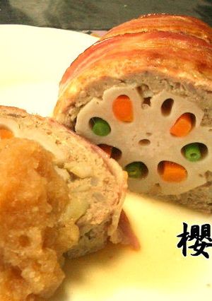✿れんこんのミートローフ✿-レシピのメイン写真