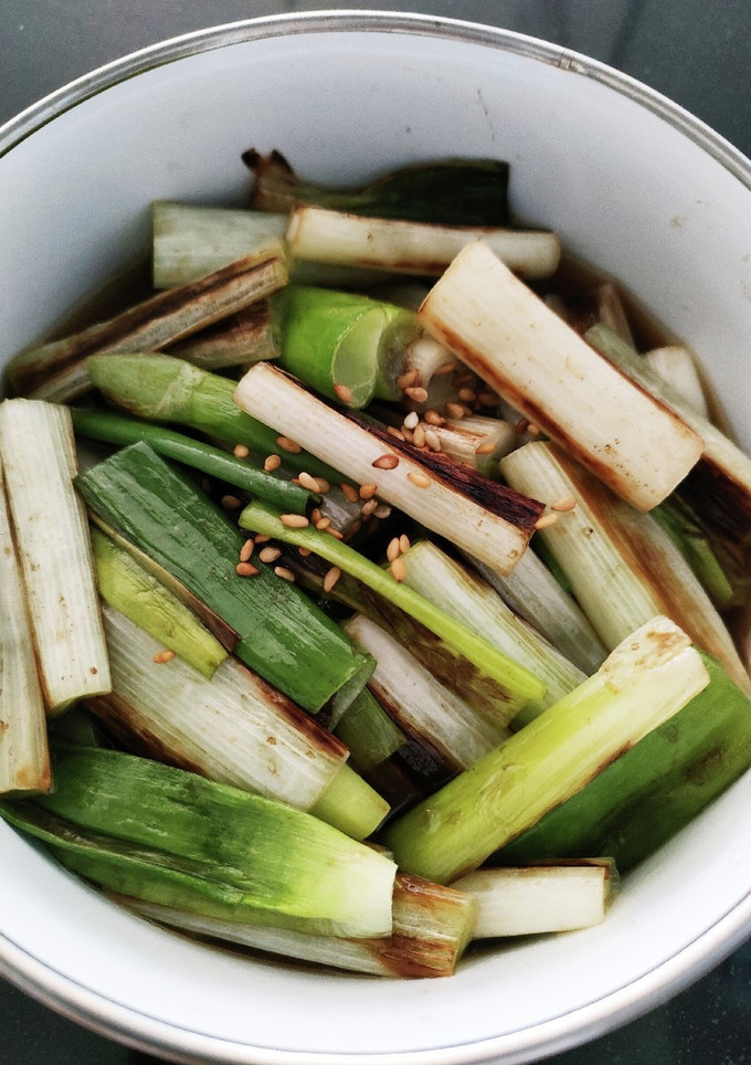 めんつゆで焼きねぎのおひたし-レシピのメイン写真