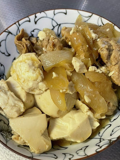 #すき焼きのたれで#簡単#新玉ネギ肉豆腐-レシピのメイン写真