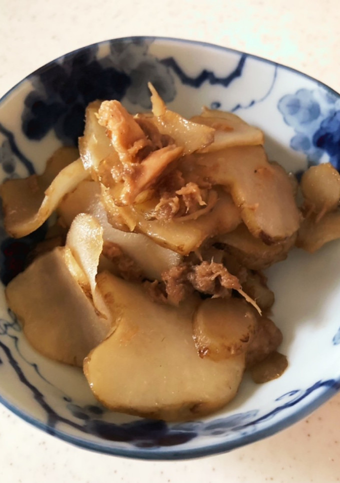 菊芋とツナ缶の甘辛炒め-レシピのメイン写真