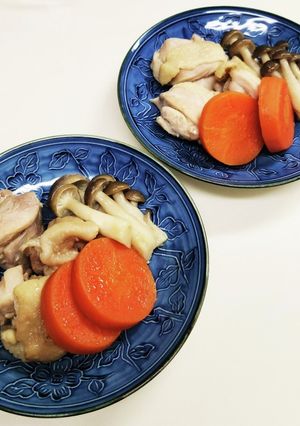 ◇簡単！薄あじ☆鶏肉と野菜きのこの煮物◇-レシピのメイン写真