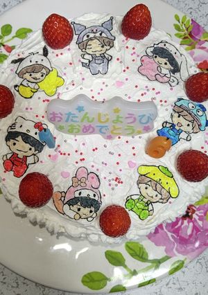 なにわ男子ケーキ～♪-レシピのメイン写真