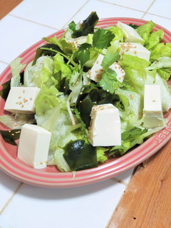 豆腐とワカメのピリ辛サラダ-レシピのメイン写真