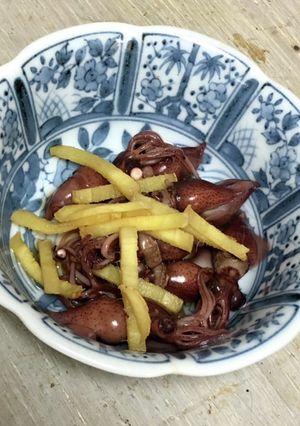 ホタルイカの生姜煮-レシピのメイン写真