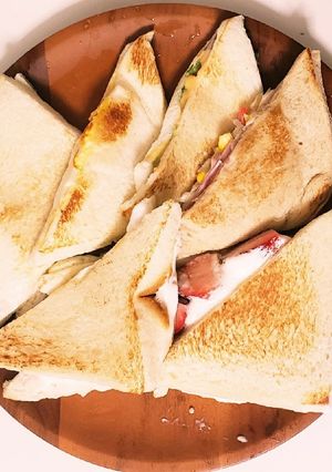 コンビニスーパーのサンドイッチ焼き-レシピのメイン写真